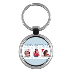 merry christmas - Key Chain (Round)