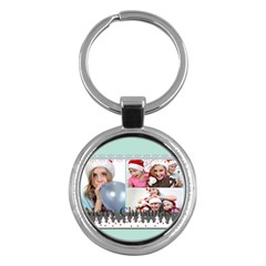 merry christmas - Key Chain (Round)