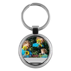 merry christmas - Key Chain (Round)