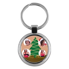 merry christmas - Key Chain (Round)