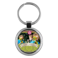 merry christmas - Key Chain (Round)