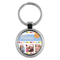 merry christmas - Key Chain (Round)