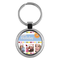 merry christmas - Key Chain (Round)