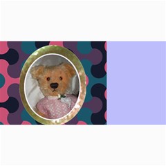 10 cards with old teddy bears ( with modern /retro backgrounds) - 4  x 8  Photo Cards