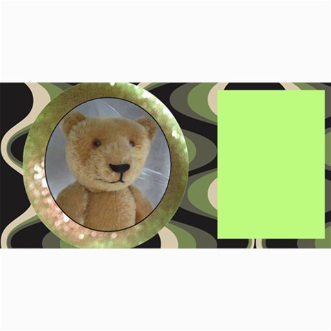 10 Cards With Old Teddy Bears ( With Modern /retro Backgrounds) By Riksu 8 x4  Photo Card - 5