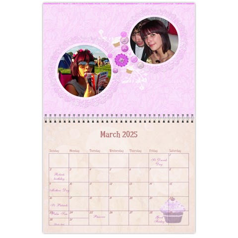 2024 Nannies Calendar By Claire Mcallen Month