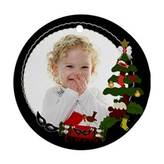 olivia ornament - Round Ornament (Two Sides)