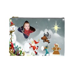 sleigh back ground cosmetic bag (Large) (7 styles)