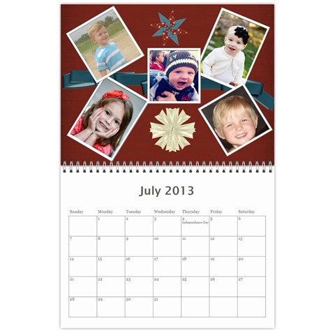 Mom Calendar By Colton Jul 2013