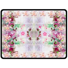 Flower Fun XL Blanket - Fleece Blanket (Large)