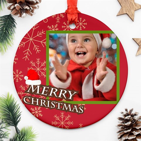 Merry Christmas By Man Front