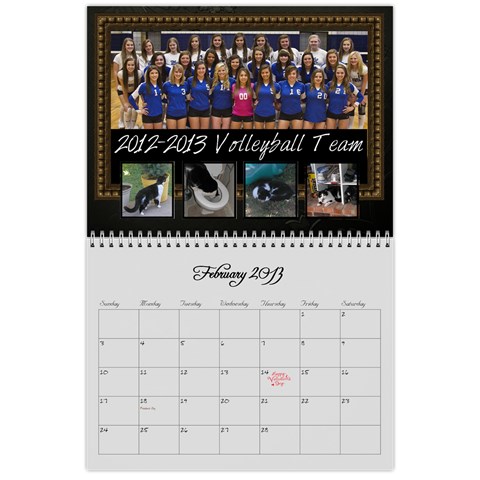 2013 Calendar Main By Odessa Feb 2013