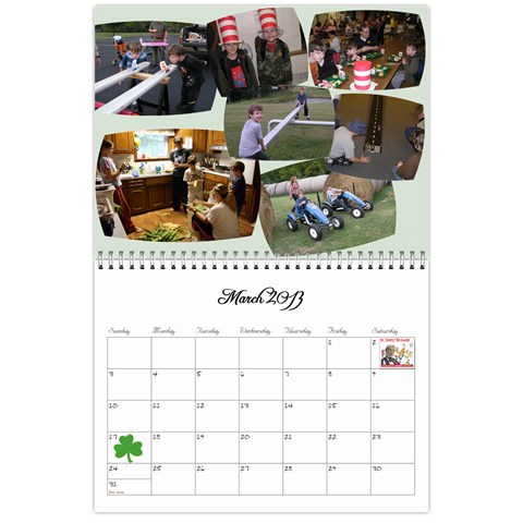 2013 Calendar Main By Odessa Mar 2013