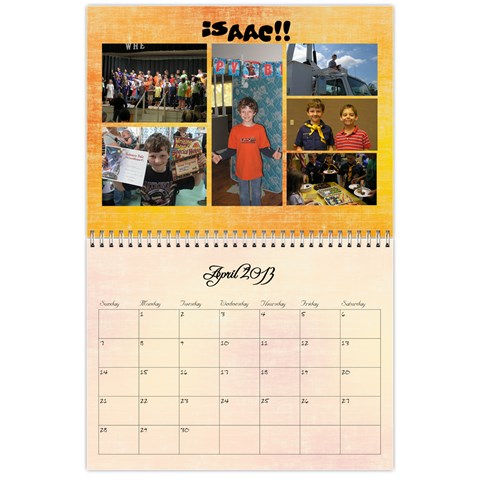 2013 Calendar Main By Odessa Apr 2013
