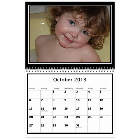 2013 Calendar By Megan Elliott Oct 2013