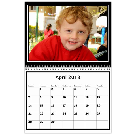 2013 Calendar By Megan Elliott Apr 2013