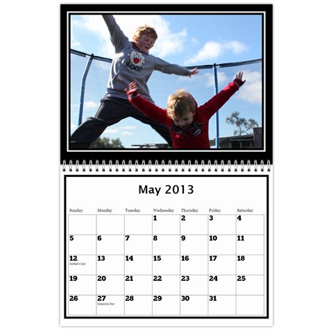 2013 Calendar By Megan Elliott May 2013