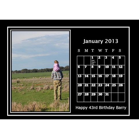 2013 Desktop Dalendar By Megan Elliott Jan 2013
