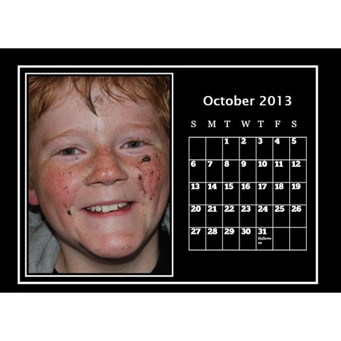 2013 Desktop Dalendar By Megan Elliott Oct 2013