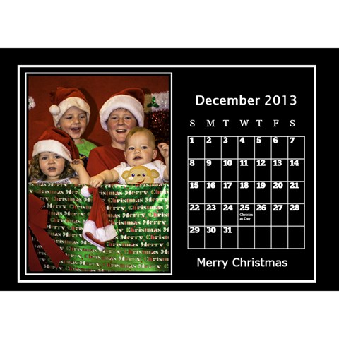 2013 Desktop Dalendar By Megan Elliott Dec 2013