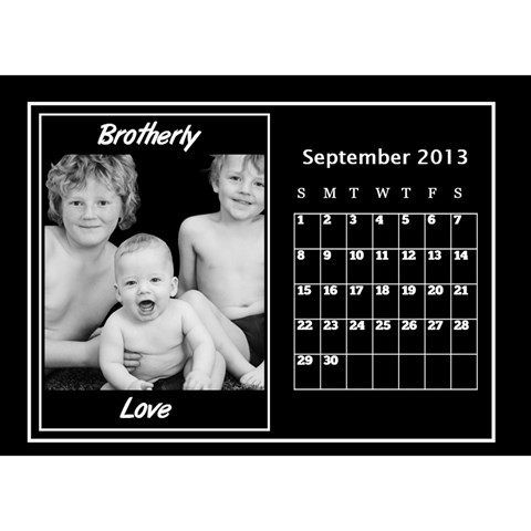 2013 Desktop Dalendar By Megan Elliott Sep 2013