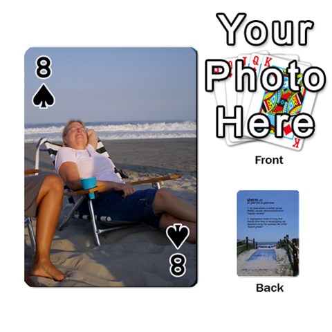 Cards By Chris Front - Spade8