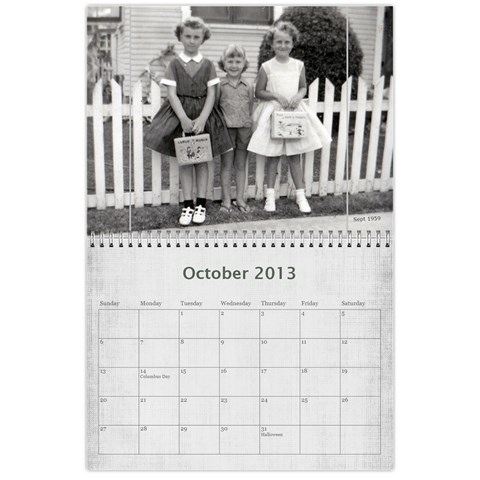 Sisters Calendar For Darlene By Debra Macv Oct 2013