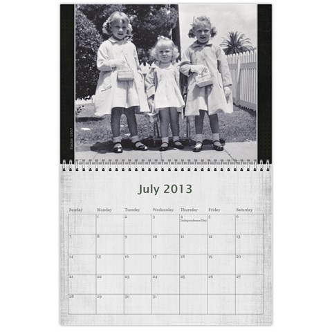 Sisters Calendar For Darlene By Debra Macv Jul 2013