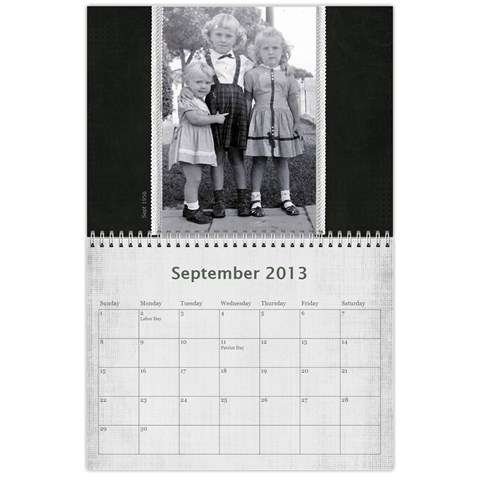Sisters Calendar For Darlene By Debra Macv Sep 2013