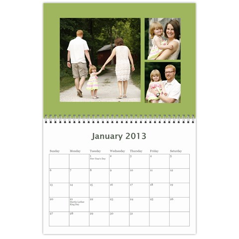 Christmas Calendar By Katie Almquist Jan 2013