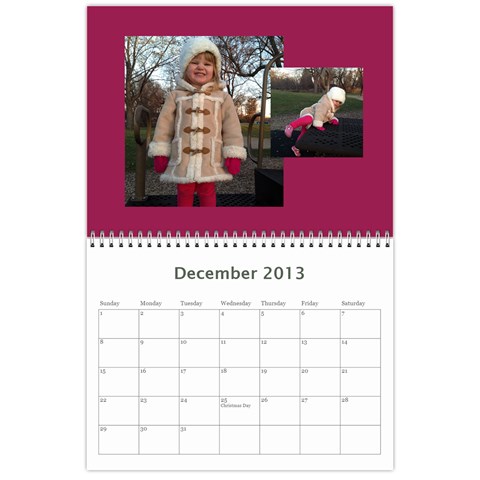 Christmas Calendar By Katie Almquist Dec 2013