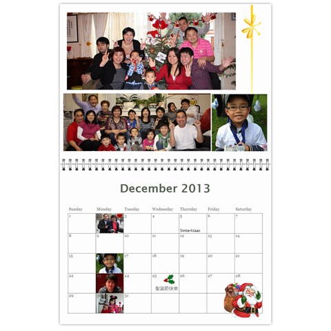 2013 Calendar By Stevie Dec 2013