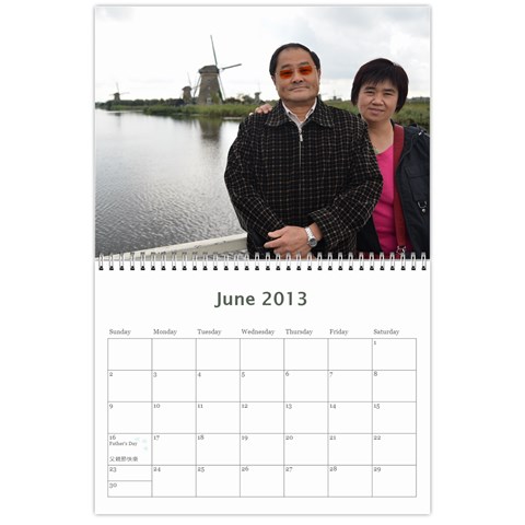 2013 Calendar By Stevie Jun 2013