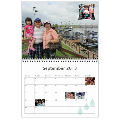 2013 Calendar By Stevie Sep 2013