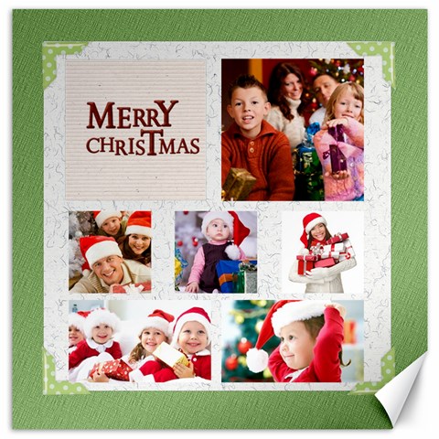 Merry Christmas By Mac Book 11.4 x11.56  Canvas - 1