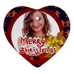 merry christmas - Heart Ornament (Two Sides) merry christmas - Heart Ornament (Two Sides)