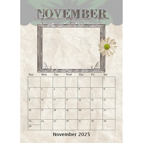 Lovely Desktop Calendar 6 x8 5  By Lil Nov 2025