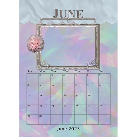 Lovely Desktop Calendar 6 x8 5  By Lil Jun 2025
