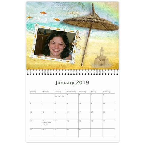 Ocean Life Calendar 2019 By Kim Blair Jan 2019