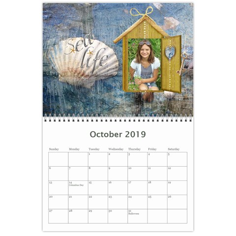 Ocean Life Calendar 2019 By Kim Blair Oct 2019