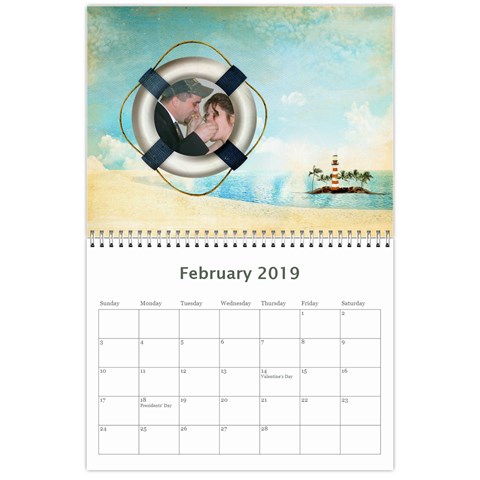 Ocean Life Calendar 2019 By Kim Blair Feb 2019