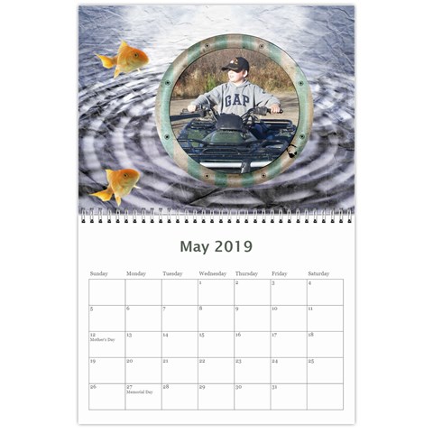 Ocean Life Calendar 2019 By Kim Blair May 2019