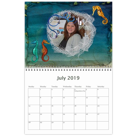 Ocean Life Calendar 2019 By Kim Blair Jul 2019