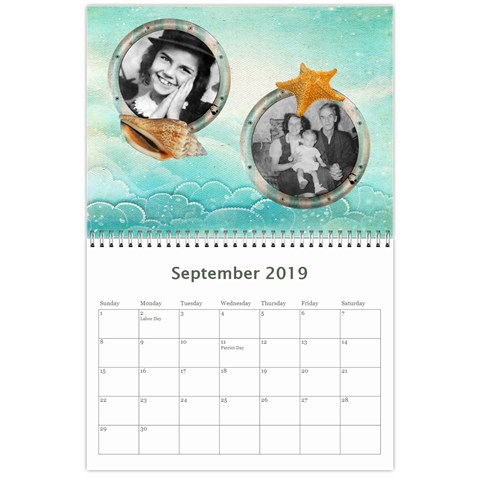Ocean Life Calendar 2019 By Kim Blair Sep 2019
