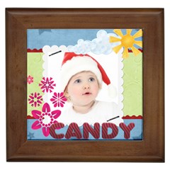 merry christmas - Framed Tile