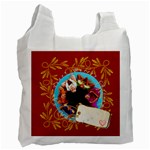 merry christmas, xmas, happy new year  - Recycle Bag (Two Side)