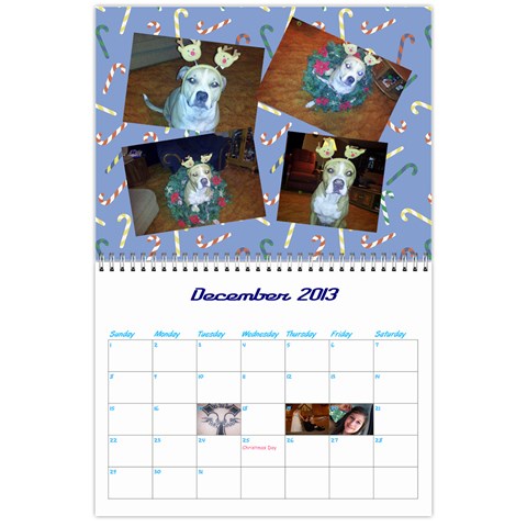 Calendar By Lisa Dec 2013