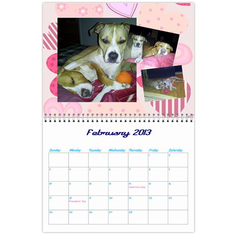 Calendar By Lisa Feb 2013