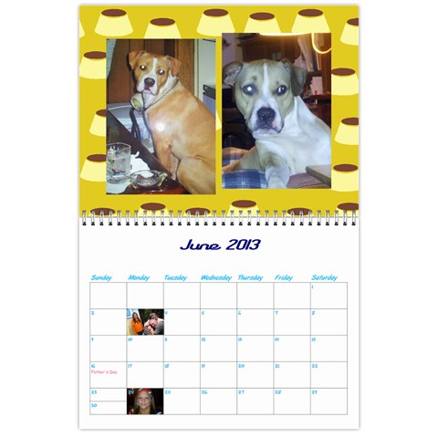 Calendar By Lisa Jun 2013
