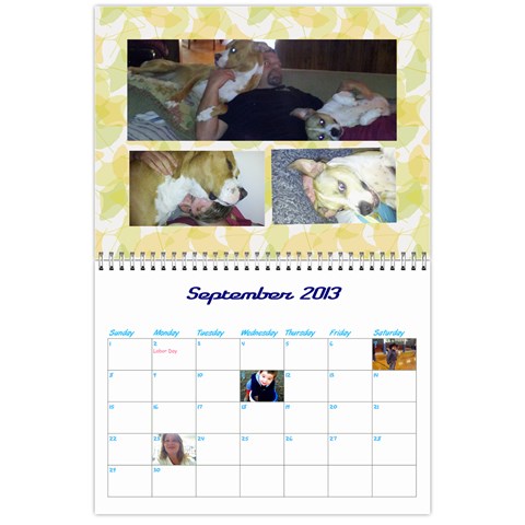 Calendar By Lisa Sep 2013